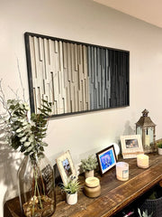 Framed Rustic Wooden Wall Art Vertical