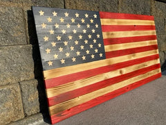 Rustic American Flag
