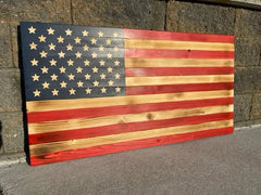 Rustic American Flag