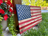 Rustic American Flag