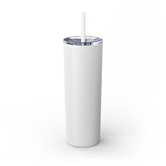 Hello Fall Skinny Tumbler with Straw, 20oz