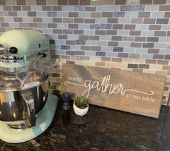 18" Rustic Farmhouse Style Sign