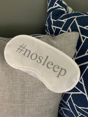 Personalized Sleep Mask / Slumber Party Mask / Bridal Party Mask
