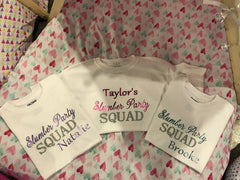 Youth Slumber Party Squad T-Shirts