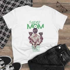 Super Mom Women's Midweight Cotton Tee