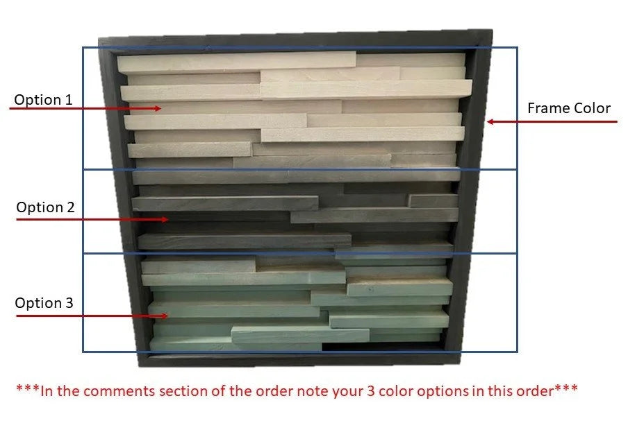 Framed Rustic Wooden Wall Art