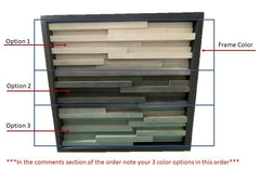 Framed Rustic Wooden Wall Art