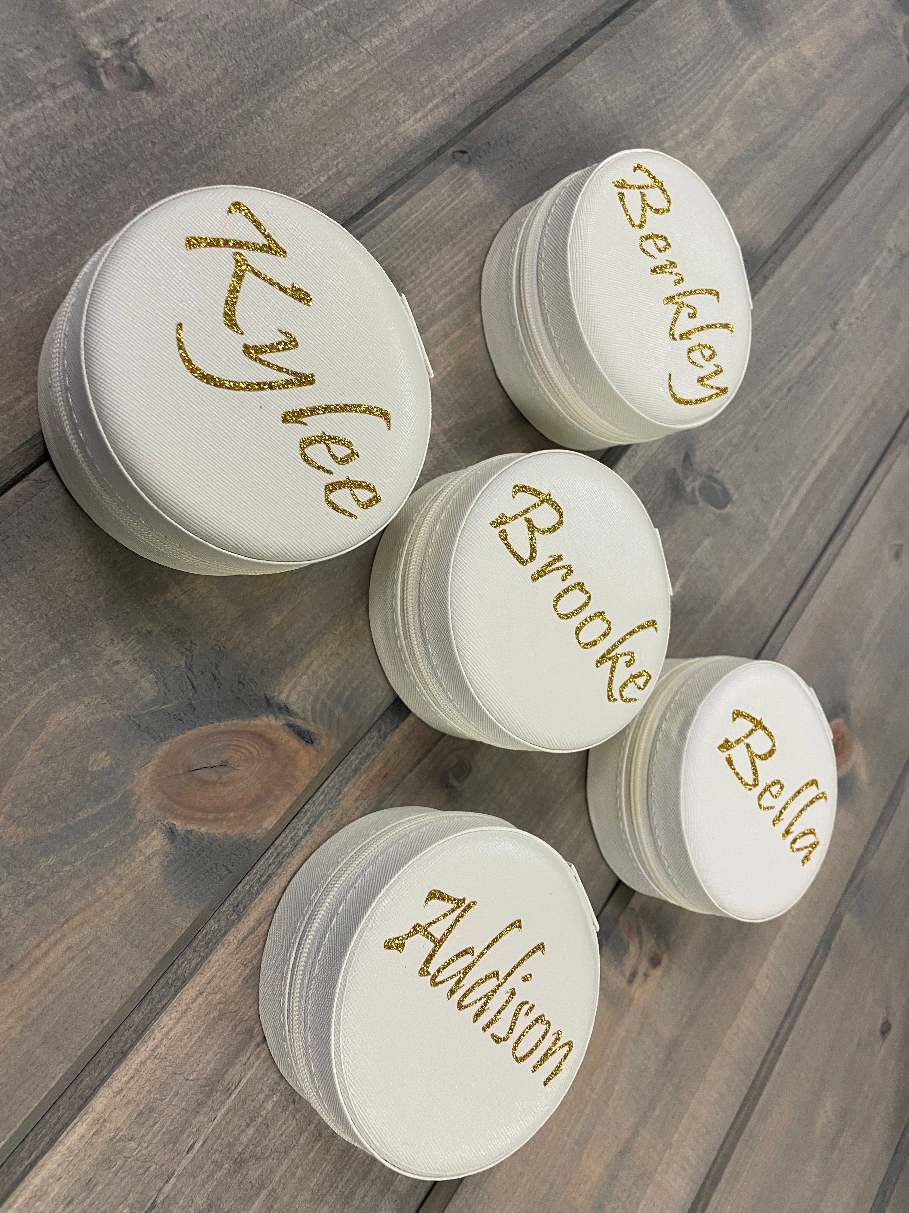 Personalized Travel Jewelry Box
