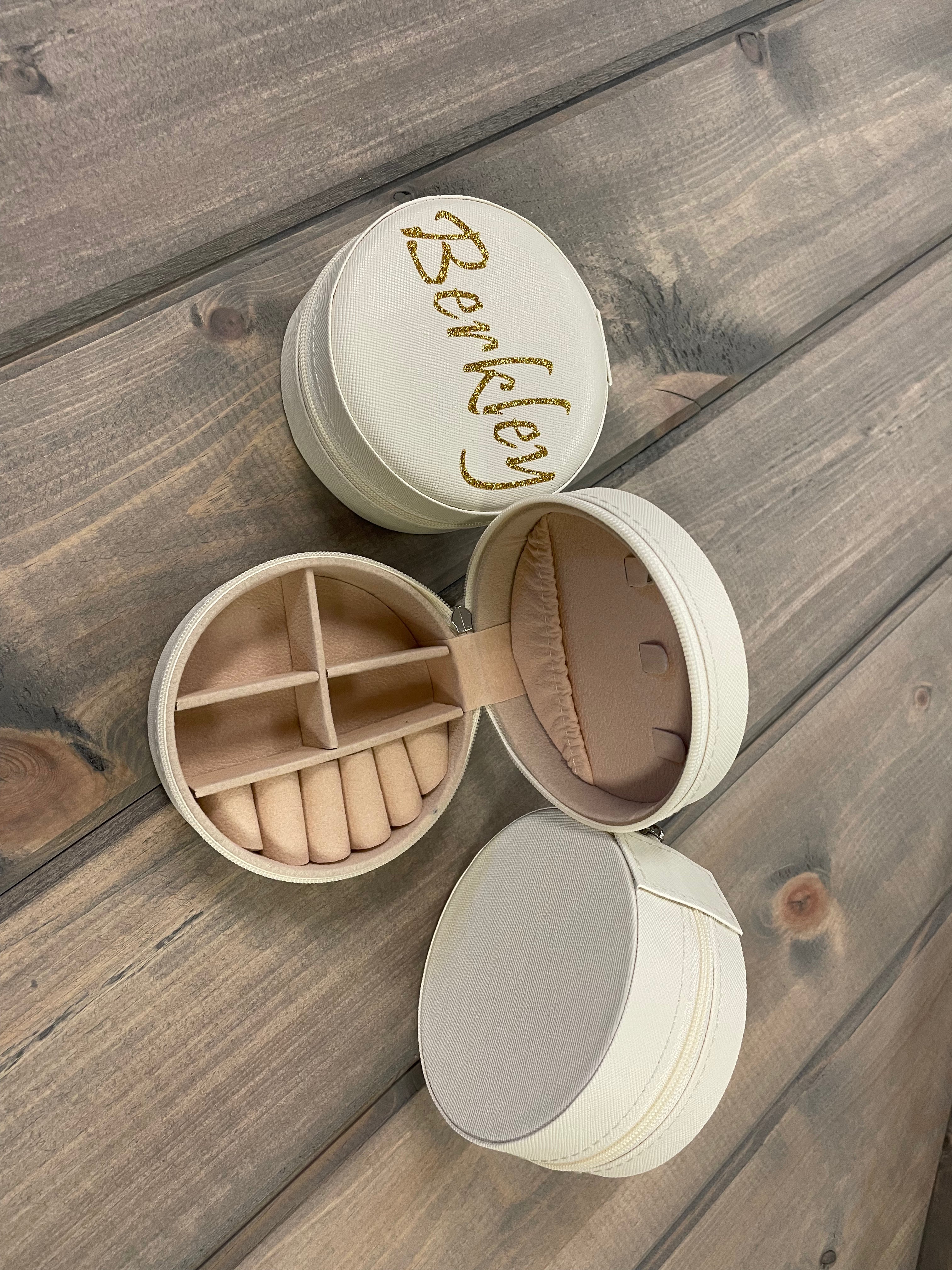 Personalized Travel Jewelry Box