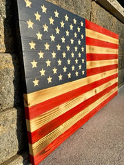 Rustic American Flag