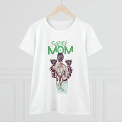 Super Mom Women's Midweight Cotton Tee