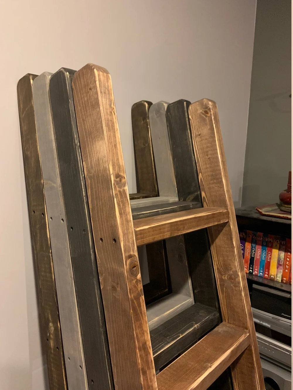 Rustic Blanket Ladder