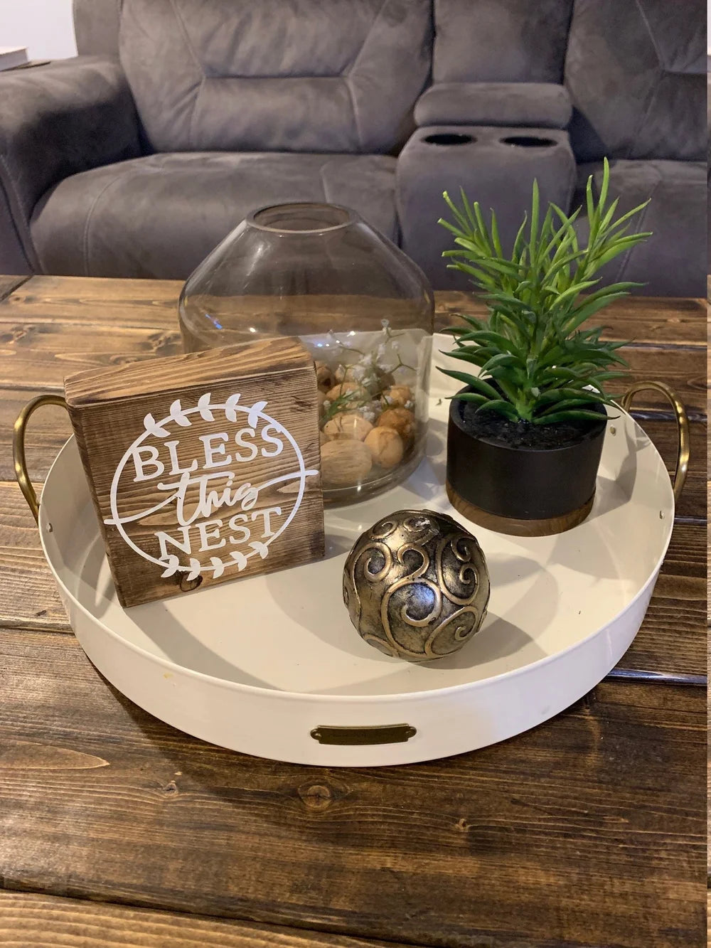 5" Rustic Farmhouse Decor