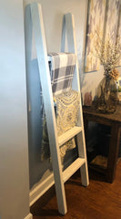 Rustic Blanket Ladder