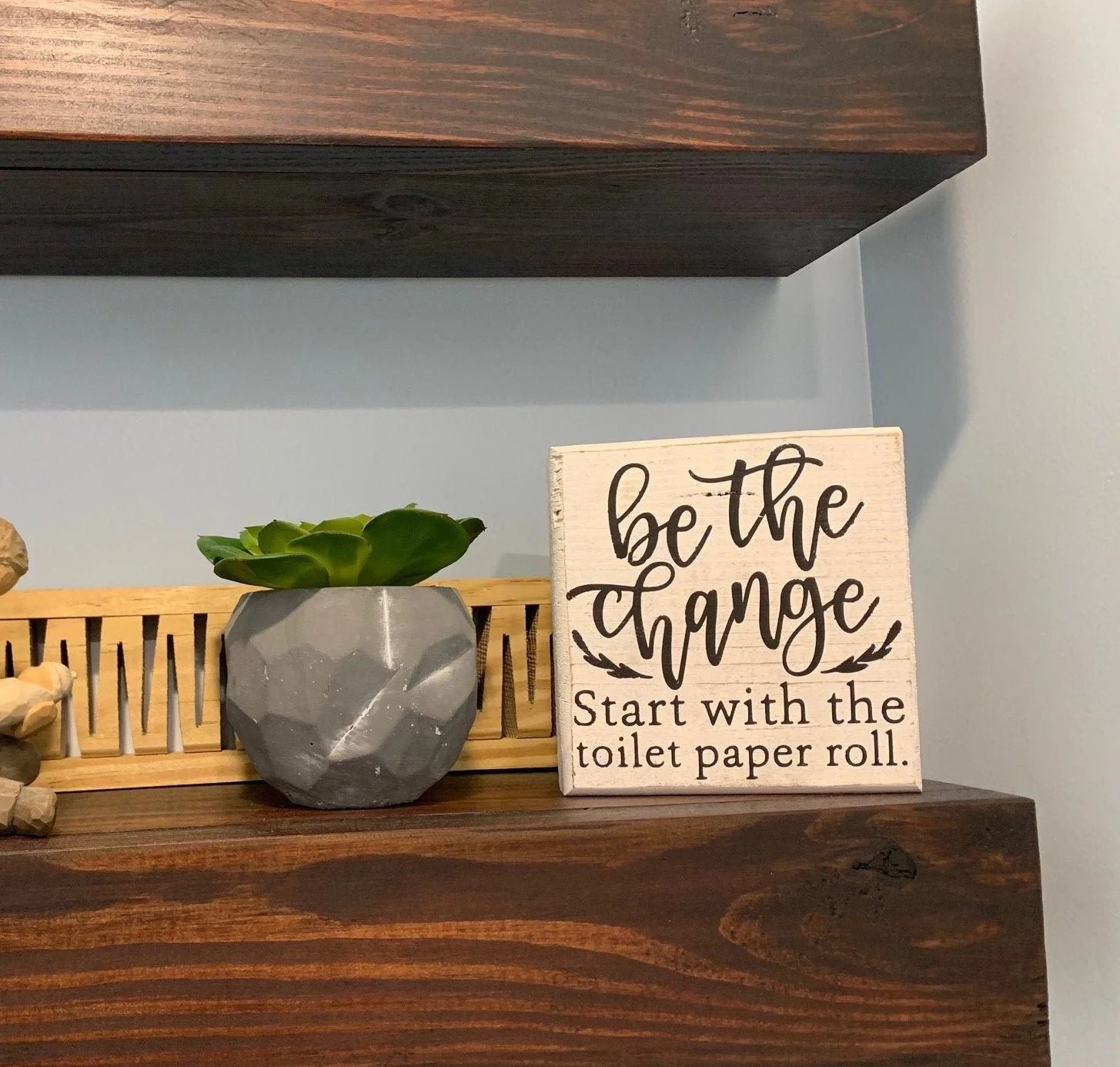 5" Rustic Farmhouse Decor