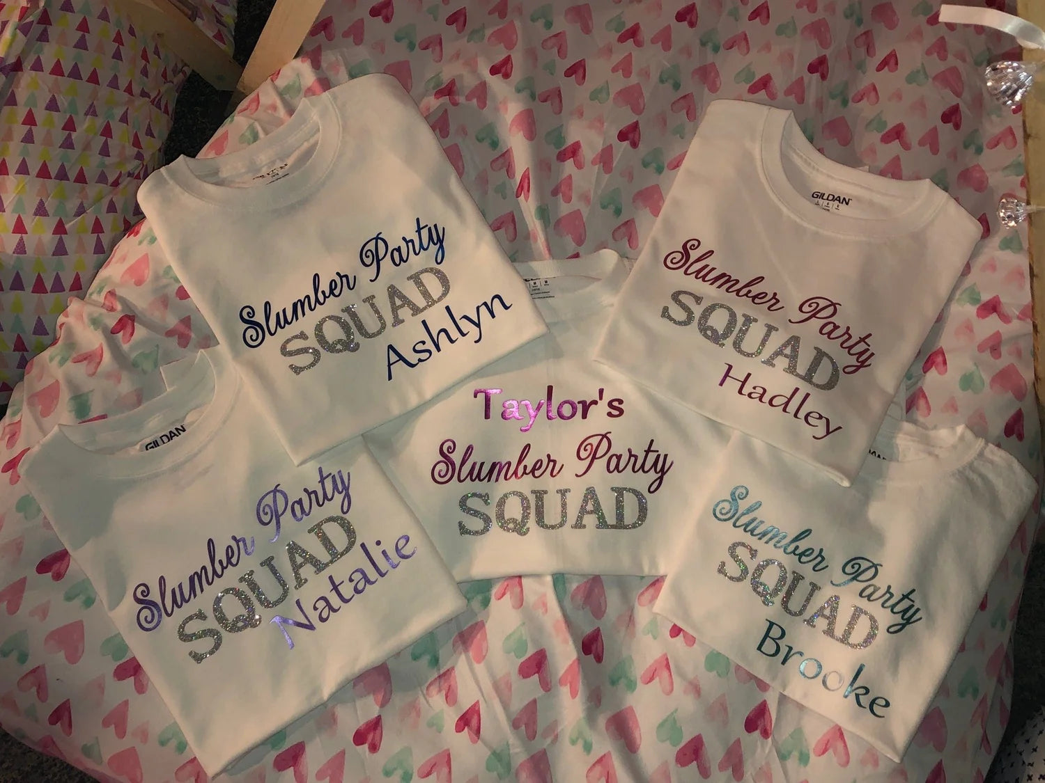 Youth Slumber Party Squad T-Shirts