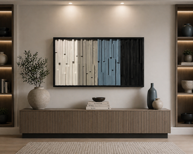 Framed Rustic Wooden Wall Art